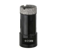Vearter 25mm Dry Diamond Core Drill Bit, M14 Thread Connection Vacuum Brazed Masonry Hole Saw, Hollow Hole Cutter for Tile, Marble, Granite, Porcelain, Concrete and Quartz Stone