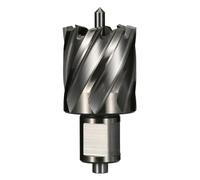 Vearter 34mm HSS Annular Cutter, 19.05mm Weldon Shank, Mag Drill Bit with Pilot Pin for Steel Plate, Aluminum, Brass, Cast iron, Stainless Steel