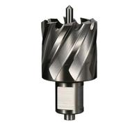 Vearter 37mm HSS Annular Cutter, 19.05mm Weldon Shank, Mag Drill Bit with Pilot Pin for Steel Plate, Aluminum, Brass, Cast iron, Stainless Steel