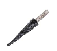 Vearter 4-12mm Cobalt Step Drill Bit for Metal, M35 HSS 9 Steps Cone Cutter, Spiral Flute Triangular Shank Hole Cutter Drill Bit for Stainless Steel, Metal Sheet, Aluminium, Plastic, Wood