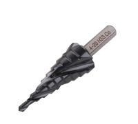 Vearter 4-20mm Cobalt Step Drill Bit for Metal, M35 HSS 9 Steps Cone Cutter, Spiral Flute Triangular Shank Hole Cutter Drill Bit for Stainless Steel, Metal Sheet, Aluminium, Plastic, Wood