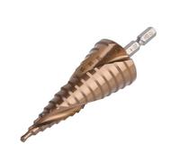 Vearter 4-32mm Cobalt Step Drill Bit for Metal, M35 HSS 15 Steps Cone Cutter, Spiral Flute Hex Shank Step Drill for Stainless Steel, Aluminium Sheet, Iron, Copper, Plastic, PVC, Wood