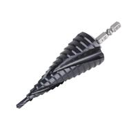 Vearter 4-32mm Cobalt Step Drill Bit for Metal, M35 HSS 15 Steps Cone Cutter, Spiral Flute Hex Shank Step Drill for Stainless Steel, Aluminium Sheet, Iron, Copper, Plastic, PVC, Wood