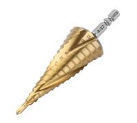 Vearter 4-32mm Step Drill Bit for Metal, 4241 HSS 15 Steps Cone Cutter, Spiral Flute Hex Shank Hole Cutter Drill Bit for Stainless Steel, Iron, Aluminium, Copper, Plastic, Wood