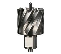 Vearter 40mm HSS Annular Cutter, 19.05mm Weldon Shank, Mag Drill Bit with Pilot Pin for Steel Plate, Aluminum, Brass, Cast iron, Stainless Steel