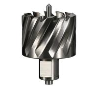 Vearter 51mm HSS Annular Cutter, 19.05mm Weldon Shank, Mag Drill Bit with Pilot Pin for Steel Plate, Aluminum, Brass, Cast iron, Stainless Steel