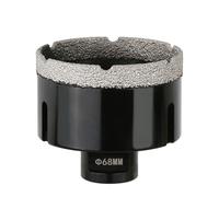 Vearter 68mm Dry Diamond Core Drill Bit, M14 Thread Connection Vacuum Brazed Masonry Hole Saw, Hollow Hole Cutter for Tile, Marble, Granite, Porcelain, Concrete and Quartz Stone