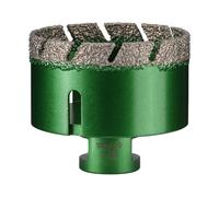 Vearter 70 mm Diamond Core Drill Bit, M14 Thread Connection Masonry Hole Saw, Vacuum Brazed Hollow Hole Cutter for Tile, Marble, Granite, Porcelain, Concrete, Quartz Stone