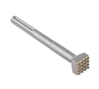Vearter SDS Max Bushing Tool 16 Tips Concrete Repair Patch Prepare, 216mm X 32mm Square Head Concrete Roughness Coating Remove Bushing Bit for Rotary Hammer, SDS Chisel Bit for Masonry, Brick Wall