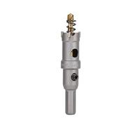 Vearter TCT Hole Saw, 18.5mm Carbide Bit with Pilot Drill, Cutter for Hard Metal, Stainless Steel, Mild Steel, Aluminium Alloy, Copper, Iron, Plastic and Fiberglass