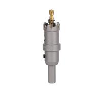 Vearter TCT Hole Saw, 22mm Carbide Bit with Pilot Drill, Cutter for Hard Metal, Stainless Steel, Mild Steel, Aluminium Alloy, Copper, Iron, Plastic and Fiberglass