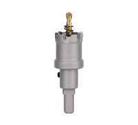 Vearter TCT Hole Saw, 28mm Carbide Bit with Pilot Drill, Cutter for Hard Metal, Stainless Steel, Mild Steel, Aluminium Alloy, Copper, Iron, Plastic and Fiberglass