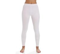 VEARZ Ladies Baselayer Thermal Long Johns, Vest Set ! Womens Long Short Sleeves Ultra Soft Top & Warm Legging Bottoms Winter Underwear Set For Woman (XXL, Long John Only, White)