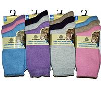 VEARZ LADIES EXTRA WARM SOCKS AUSTRALIAN LAMBS WOOL BLEND WOMEN THERMAL (Multi (06 Pairs))
