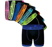 VEARZ Men's 7 Days Of The Week Underwear Soft Ribbed Cotton Trunks & Socks Gift Set (M, 7 Days Boxer & Socks Gift Set)