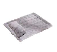 Veasbuu Cat & Dog Bed Mat - 23.62x17.72 Inches Washable Warm Pad with Detachable Pillow for Small, Medium, Large Pets with Indoor, Home, Couch, Floor, Crate, Kennel Use in Winter, Fall