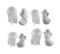 Veasbuu Christmas Angel Mold, Epoxy Casting Non-Stick Handcraft Moulds - Angel Epoxy Resin Molds - for Concrete Plaster Cement Wax Clay