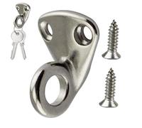 Veasbuu Clothes Hooks for Ships | Stainless Steel 316 Barrel Hooks, Jump Hook Attach Rope Ship Sailing Tractor Ship Marine Hardware Navy Coat Hanger Ship Accessories