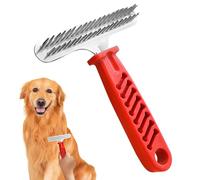 Veasbuu Dematting Comb for Dogs - Undercoat Comb for Pets | Dog Hair Brush Undercoat - for Home Road Trip Travel Vacation Outgoing Apartment