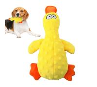 Veasbuu Dog Duck Toy - Interactive Stuffed Plush Toy, Cute Squeaky Duck as Dog Toy, Suitable for Strong Chewers Puppies for Playing Indoors in the House Fetch Games