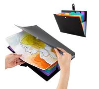 Veasbuu Folder, colourful labels for storing papers, documents and receipts, folder for receipts, documents and papers, for storing documents, school, office, travel, students, teachers