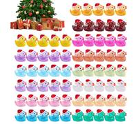 Veasbuu Luminous Mini Resin Duck - Durable Glow In The Dark Duck Figurines - Glowing Mini Resin, Ducks Glow In The Dark for Family Colleagues