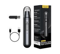 Veasbuu Nose Trimmer | Mini, Pocket Size,Nose Hair Trimmer Rechargeable - for Gentlemen Boys Adults Teens Elderly Father Husband Morning Routine Travel Dorm Camping