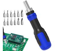 Veasbuu Ratcheting Screwdriver Set | Magnetic 13-in-1 Portable Precision | Ratcheting Precision Screwdriver Set,for Home Garage Workshop Mechanic Repair DIY Projects Gunsmithing