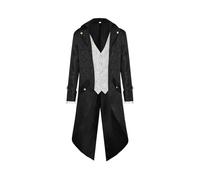 Veasbuu Victorian Jacket Men - Frock Coat Steampunk Jacket - Gothic Renaissance Coats Tuxedo Cosplay Costume Medieval for Men Teenagers