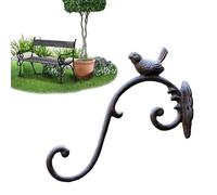 Veasbuu Wall Hooks for Clothes - Rustic Bird Shape Hooks - Cast Iron Coat Hooks, for Clothes, Bags, Towels, Bathrobe, Hallway, Cabinet, Bedroom, Living Room, Christmas Wreath, Party Decoration