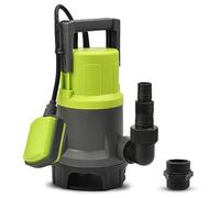 VEATON 400W 13000 L/H Electric Submersible Dirty Water Pump with Float Switch, with 8m Power Cord, Drain Water from Basement Pond Pool Hot Tub Boat