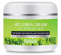 Vebuni Urea Cream 42% Foot Cream Salicylic Acid 4 Oz, Upgraded Callus Remover For Feet, Knees& Elbows, Intensive Moisturizes & Softens Skin, Exfoliates Dead Skin