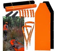 Vecacosic 2 Pack 1.2MM Thickened Deer Drag Sled Tear-Resistant Deer Dragging Sled Game Hauler for Hunting with Odocoileus virginianus Drag Harness and Handle, Save Effort Hunting Gear Accessories
