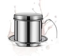 Veciado For Rich for Rich Slow-Drip Brew, Vietnamese Coffee Dripper,Heavy-Duty 8 Oz Phin Filter Coffee Maker