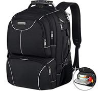 VECKUSON Lunch Bag Backpack, Insulated Cooler Lunch Box Backpack, Extra Large Travel Laptop Backpack TSA Friendly RFID Computer College bag with USB Port for Women Men Fits 17.3 Inch Laptop