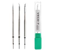VECO-T 3PCS Soldering Iron Tips,C210-I IS K Replacement for C210-018 002 020, Lead Free Heating Core，Constant Temperature, Compatible with JBC Soldering Station