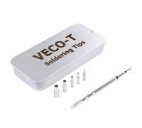 VECO-T Heat Set Insert Tool,soldering Iron Tips Come with Thread Inserts 2 M2.5 M3 M4 M5,compatibe with C210 Soldering Iron,3d Printing Tools, M