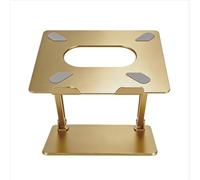 VECOFO Laptop Stand for Desk, Ergonomic Aluminum Laptop Stand Adjustable Height, Foldable Laptop Riser for 10-17 Inchs Laptop(Gold)