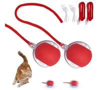 vecora Interactive Cat Ball Toys - 360° Automatic Cat Ball Toy, USB Rechargeable Irregular Moving Toys, Interactive Toy for Indoor Adult Cats & Kittens, Stimulate Cats' Hunting Instincts（2pcs）