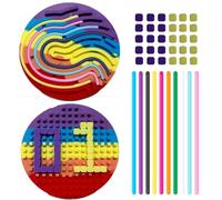 vecora Sensory Activity Board Sensory Toys for Kids | Sensory Stress Relief for Ages 3+ and Adults | Anxiety Stress Calming for Autism ADHD and ADD