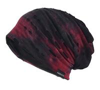 VECRY Mens Jersey Slouch Beanie Summer Skullcap (B-Claret, Thin Cool)