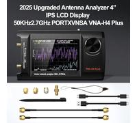 Vector Analyzer 50KHz to 2.7GHz with 4-inch IPS LCD Display, 401 Scan Points, for SD Card Support, 5000mAh Battery, for NanoVNA-H4 Plus(Without)