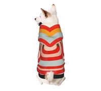 vector design target Printed Dog Hoodie Soft Dog Sweatshirt Cute Cat Dog Clothes for Small Dogs Kitten Puppy, M