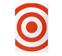 vector design target Printed Wooden Puzzle 1000 Piece, Cute Puzzle Game in Plastic Box for Family Entertainment and Brain Training Gifts