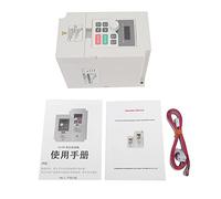 Vector Frequency Converter VF Control PID Automatic Adjustment High Performance Electronic Component for Industrial Motor Control ABS Material (H100-0.4S2-1B single phase AC220V)