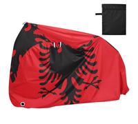 Vector Image Albania Flag Cover for Bikes UV Resistant Road Bike Accessories
