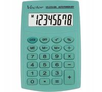 Vector KAV VC-210 GN Pocket Calculator, 8-digit, 64x98.5mm, light green