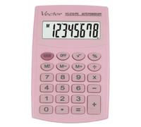 Vector KAV VC-210 PK Pocket Calculator, 8-digit, 64x98.5mm, light pink