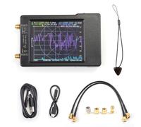 Vector Network Analyzer 10kHz-1.5GHz VNA with 2.8 Inch Touchscreen for Ham Radio SWR for smith Chart S11 S21 Measurements for microsd Slot
