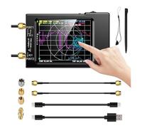 Vector Network Antenna Analyzer 10KHz-1.5GHz MF HF VHF UHF W/Shell SD Card Slot Supprt 32G Digital VNA-H Tester